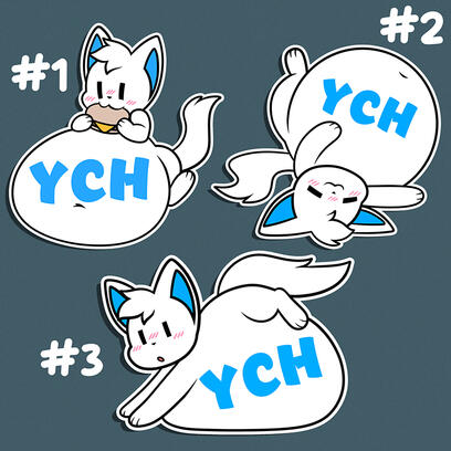 CHIBI STICKERS 1, 2, &amp; 3